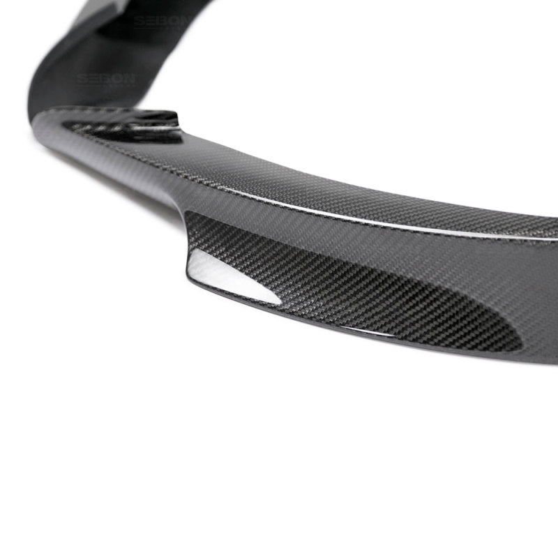 Seibon 09-11 BMW 3 Series 4DR M-Sport Bumper Only TA Carbon Fiber Front Lip