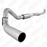 MBRP 01-07 Chev/GMC 2500/3500 Duramax EC/CC Downpipe Back P Series Exhaust 4in. Single Side AL