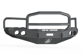 Road Armor 02-05 Dodge 1500 Stealth Front Winch Bumper w/Lonestar Guard - Tex Blk