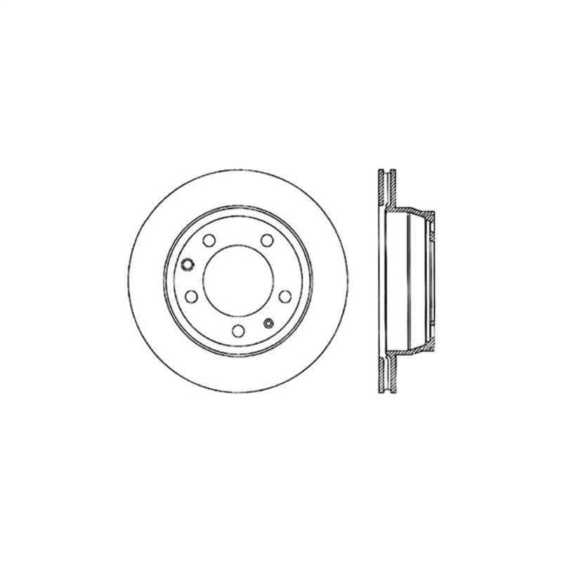 Centric Premium 03-18 Porsche Cayenne Rear CRYO-STOP Rotor