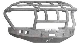 Road Armor 17-20 Ford F-250 Stealth Front Winch Bumper w/Intimidator Guard - Raw