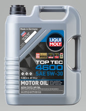 Load image into Gallery viewer, LIQUI MOLY 5L Top Tec 4600 Motor Oil 5W-30