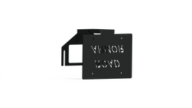 Road Armor 3.6in Offset Fairlead Mount - Tex Blk