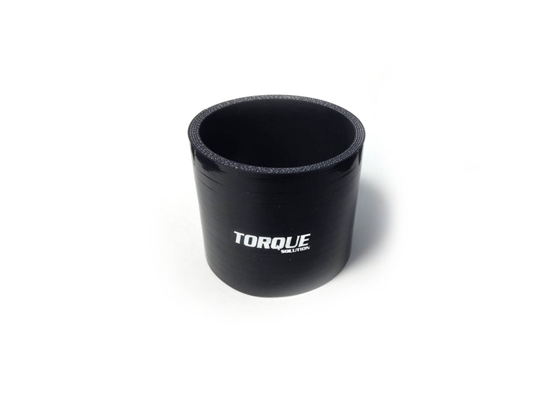 Torque Solution Straight Silicone Coupler: 3in Black Universal