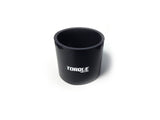 Torque Solution Straight Silicone Coupler: 3.5in Black Universal