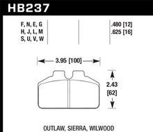 Load image into Gallery viewer, Hawk Wilwood Dynalite w/ Bridgebolt Caliper DTC-60 Race Brake Pads