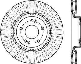 Stoptech 11-16 Kia Optima / 15-17 Hyundai Sonata Front Premium CRYO-STOP Rotor