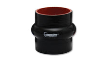 Load image into Gallery viewer, Vibrant 4 Ply Reinforced Silicone Hump Hose Connector - 5in I.D. x 3in long (BLACK)