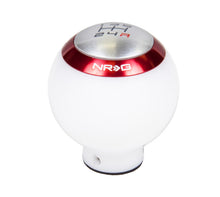 Load image into Gallery viewer, NRG Shift Knob - White (Includes 4 Interchangeable Rings)