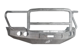 Road Armor 11-16 Ford F-250 Stealth Front Winch Bumper w/Lonestar Guard - Raw