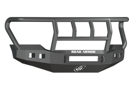 Road Armor 11-16 Ford F-250 Stealth Front Bumper w/Titan II Guard Standard Flare - Tex Blk