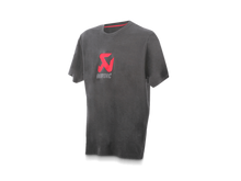 Load image into Gallery viewer, Akrapovic Mens Logo Grey T-Shirt - 3XL