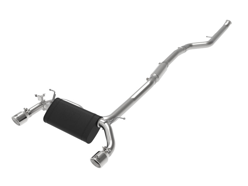 aFe MACHForce XP 3in to 2.5in 304 SS Cat-Back Exhaust w/ Polished Tips 14-16 BMW M235i