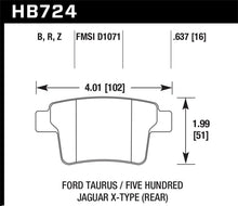 Load image into Gallery viewer, Hawk 05-07 Ford Five Hundred / 08-09 Ford Taurus HPS 5.0 Street Rear Brake Pads