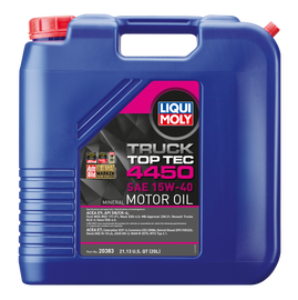 LIQUI MOLY 20L Top Tec Truck 4450 Motor Oil 15W-40