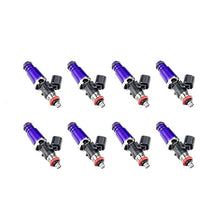 Load image into Gallery viewer, Injector Dynamics 1700cc Injectors - 60mm Length - 14mm Purple Top - 15mm Lower O-Ring (Set of 8)