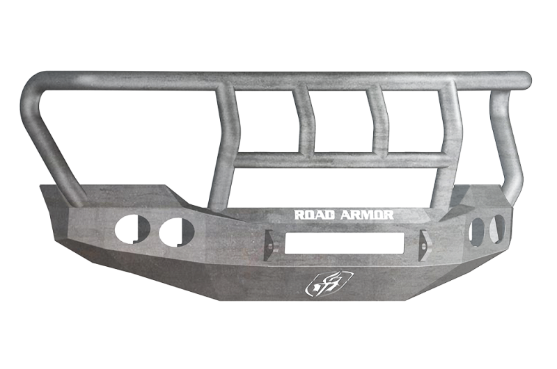Road Armor 11-16 Ford F-250 Stealth Front Bumper w/Titan II Guard Standard Flare - Raw