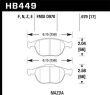 Load image into Gallery viewer, Hawk Performance Ceramic Street Brake Pads