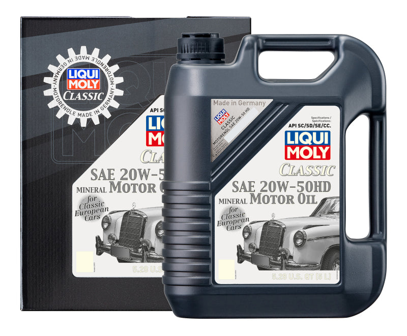 LIQUI MOLY 5L Classic Motor Oil SAE 20W-50 HD