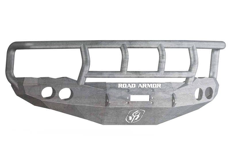 Road Armor 02-05 Dodge 1500 Stealth Front Winch Bumper w/Titan II Guard - Raw