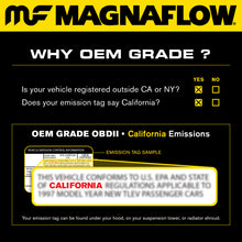 Load image into Gallery viewer, MagnaFlow 17-19 Ford Escape L4 OEM Underbody Rear Direct Fit CARB Compliant Catalytic Converter