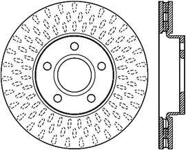 Stoptech 12-18 Ford Focus Front Premium Cryostop Brake Rotor
