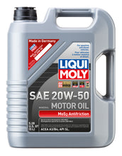 Load image into Gallery viewer, LIQUI MOLY 5L MoS2 Anti-Friction Motor Oil 20W-50