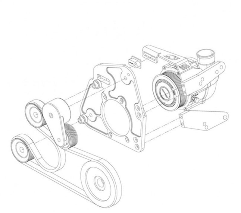 KraftWerks Acura/Honda B-Series Race Supercharger Kit (C30-94)