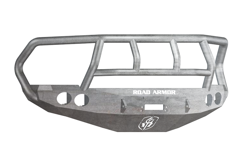 Road Armor 10-18 Ram 2500 Stealth Front Winch Bumper w/Titan II Guard - Raw