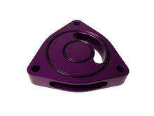 Load image into Gallery viewer, Torque Solution Blow Off BOV Sound Plate (Purple): Hyundai Sonata 2.0T
