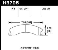 Load image into Gallery viewer, Hawk Chevy/GMC Express/Silverado/Savana/Sierra 15/25/35/4500 SuperDuty Rear Street Brake Pads