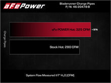 Load image into Gallery viewer, aFe Bladerunner Intercooler Hot Charge Pipe Black 2-2.5in 2021+ Ford F-150 V6-2.7L (tt)