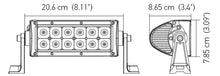 Load image into Gallery viewer, Hella Value Fit 8in Light - 36W Dual Row White Housing Flood Beam - LED