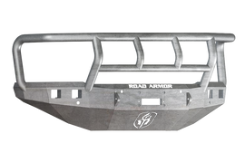 Road Armor 15-19 Chevy 2500 Stealth Front Winch Bumper w/Titan II Guard - Raw