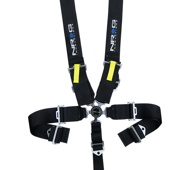 NRG SFI 16.1 5PT 3in. Seat Belt Harness / Cam Lock - Black