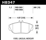 Hawk Performance Ceramic Street Brake Pads