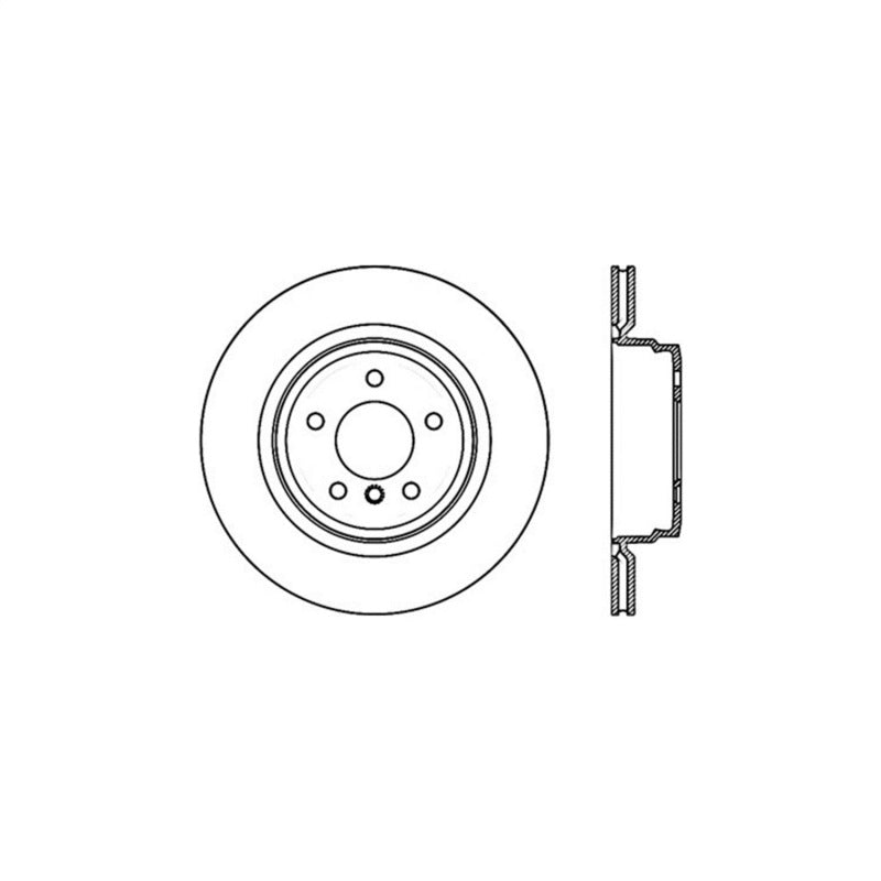 Stoptech 06 BMW 330xi/330i/07-08 335xi/07-11 335i/09-11 335ixDrive Rear CRYO-STOP Rotor