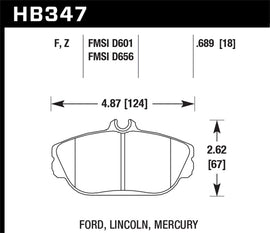 Hawk Performance Ceramic Street Brake Pads