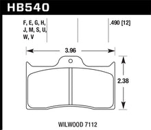 Load image into Gallery viewer, Hawk DTC-80 Wilwood 7112 12mm Race Brake Pads