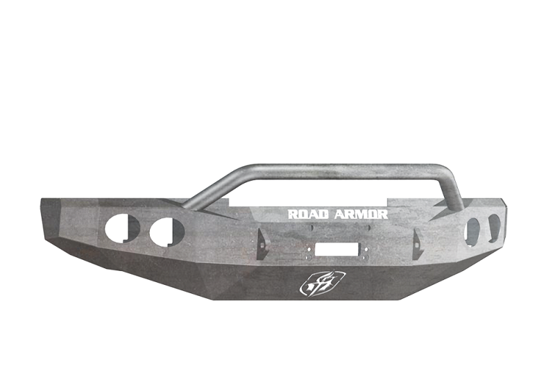 Road Armor 08-10 Ford F-250 Stealth Front Winch Bumper w/Pre-Runner Guard - Raw