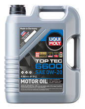 Load image into Gallery viewer, LIQUI MOLY 5L Top Tec 6600 Motor Oil 0W-20