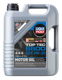 LIQUI MOLY 5L Top Tec 6600 Motor Oil 0W-20