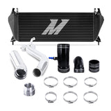 Mishimoto 19+ Ford Ranger 2.3L EcoBoost Intercooler Kit - Black + Polished Pipes