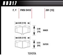 Load image into Gallery viewer, Hawk LTS Street Brake Pads