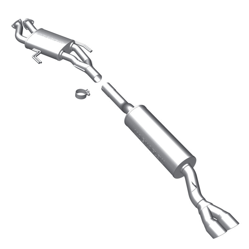 MagnaFlow 85-88 BMW 535I 3.5L/88 535IS 3.5L Dual Rear Exit Stainless Cat-Back Perf Exhaust