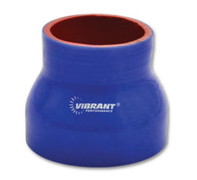Load image into Gallery viewer, Vibrant 4 Ply Reducer Coupler 3in ID x 2.75in ID x 4.5in Long - Blue