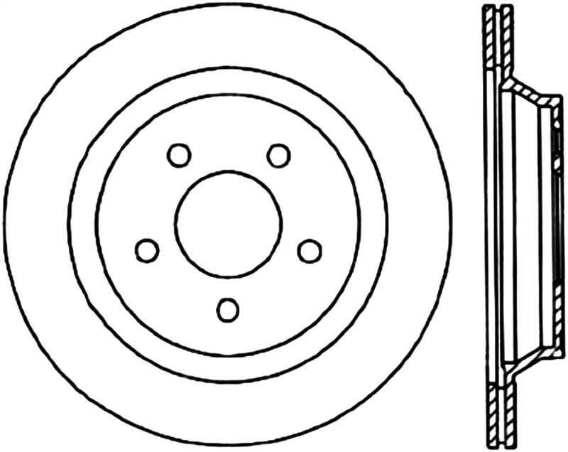 Stoptech 94-04 Ford Mustang Cobra Rear CRYO-STOP Rotor