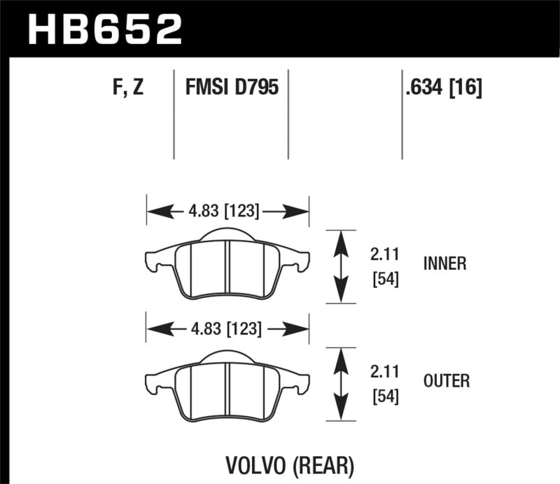 Hawk HPS Street Brake Pads