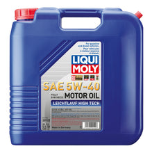 Load image into Gallery viewer, LIQUI MOLY 20L Leichtlauf (Low Friction) High Tech Motor Oil 5W-40