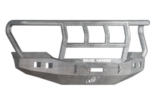 Load image into Gallery viewer, Road Armor 11-16 Ford F-250 Stealth Front Winch Bumper w/Titan II Guard Standard Flare - Raw